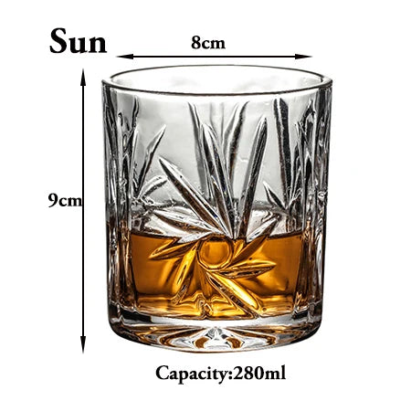 Hexagon Whiskey Glass - 300ml Old Fashioned Tumbler