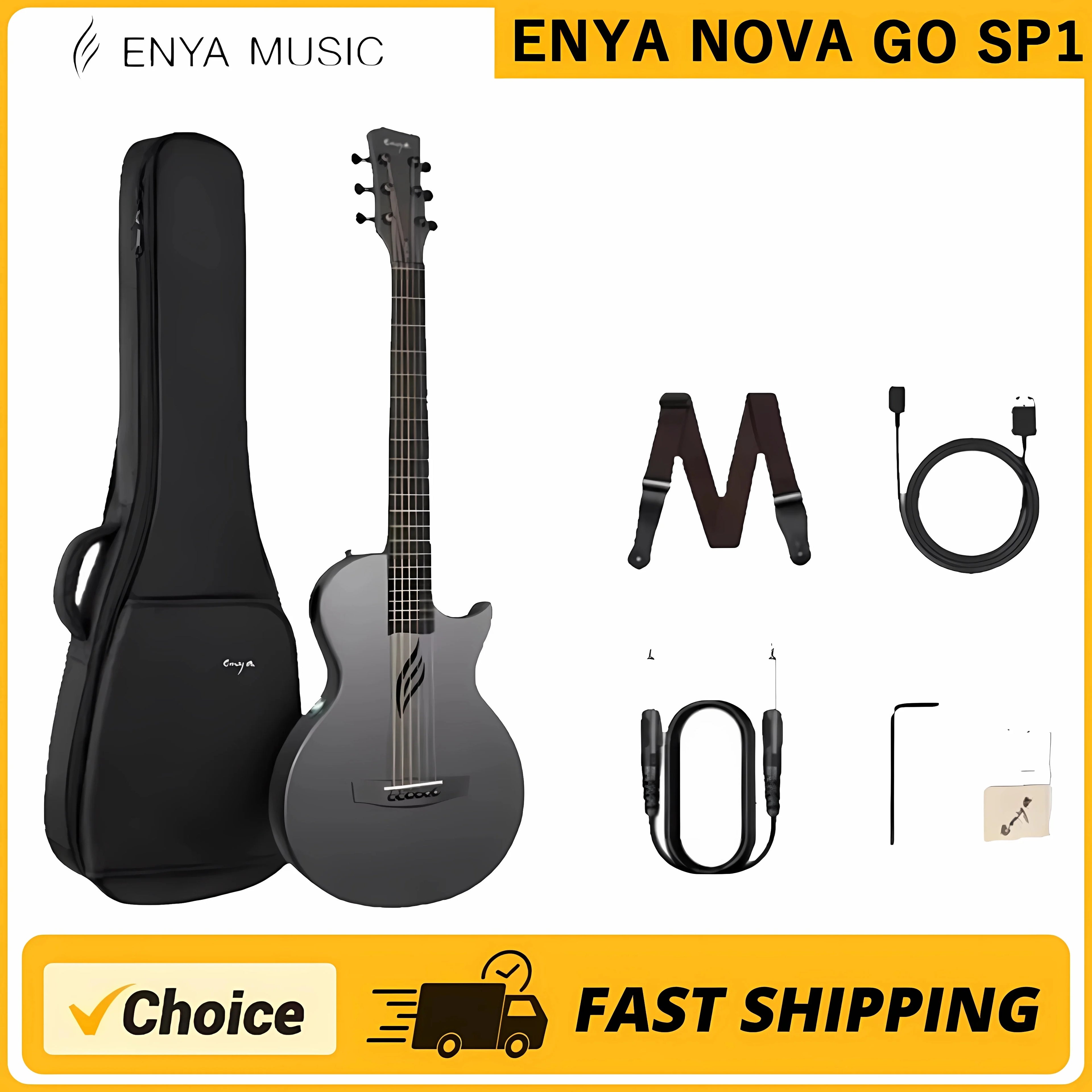 Enya NOVA GO SP1 - 35" Carbon Fiber Travel Guitar with Pickup