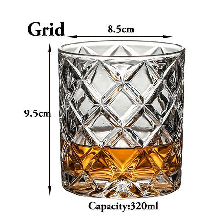 Hexagon Whiskey Glass - 300ml Old Fashioned Tumbler