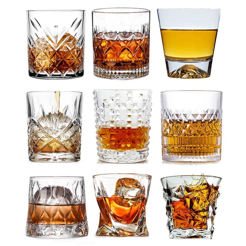 Hexagon Whiskey Glass - 300ml Old Fashioned Tumbler