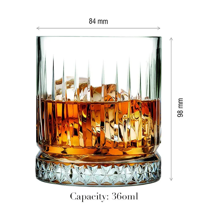 Hexagon Whiskey Glass - 300ml Old Fashioned Tumbler
