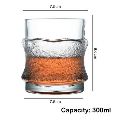 Hexagon Whiskey Glass - 300ml Old Fashioned Tumbler