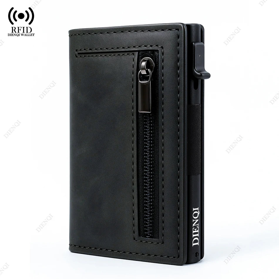 RFID Blocking Minimalist Wallet - Magnetic Card Holder