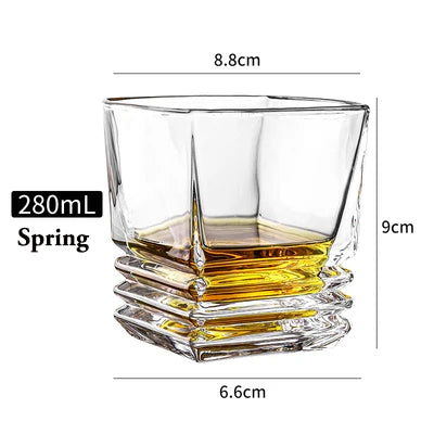 Hexagon Whiskey Glass - 300ml Old Fashioned Tumbler