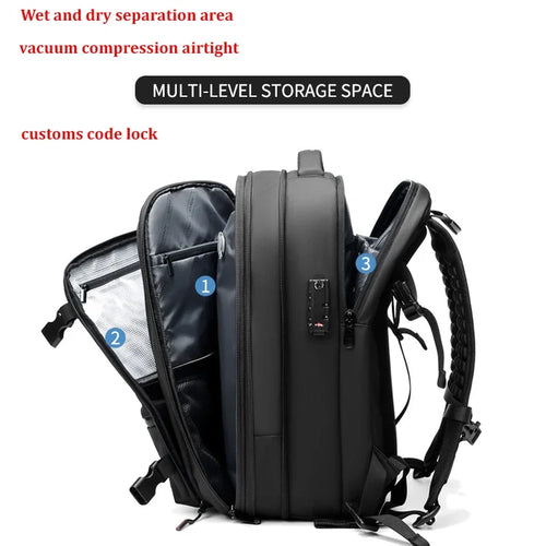 17-Inch Laptop Travel Backpack - Vacuum Compression Technology